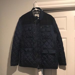 Blue and Brown Cole Haan Jacket